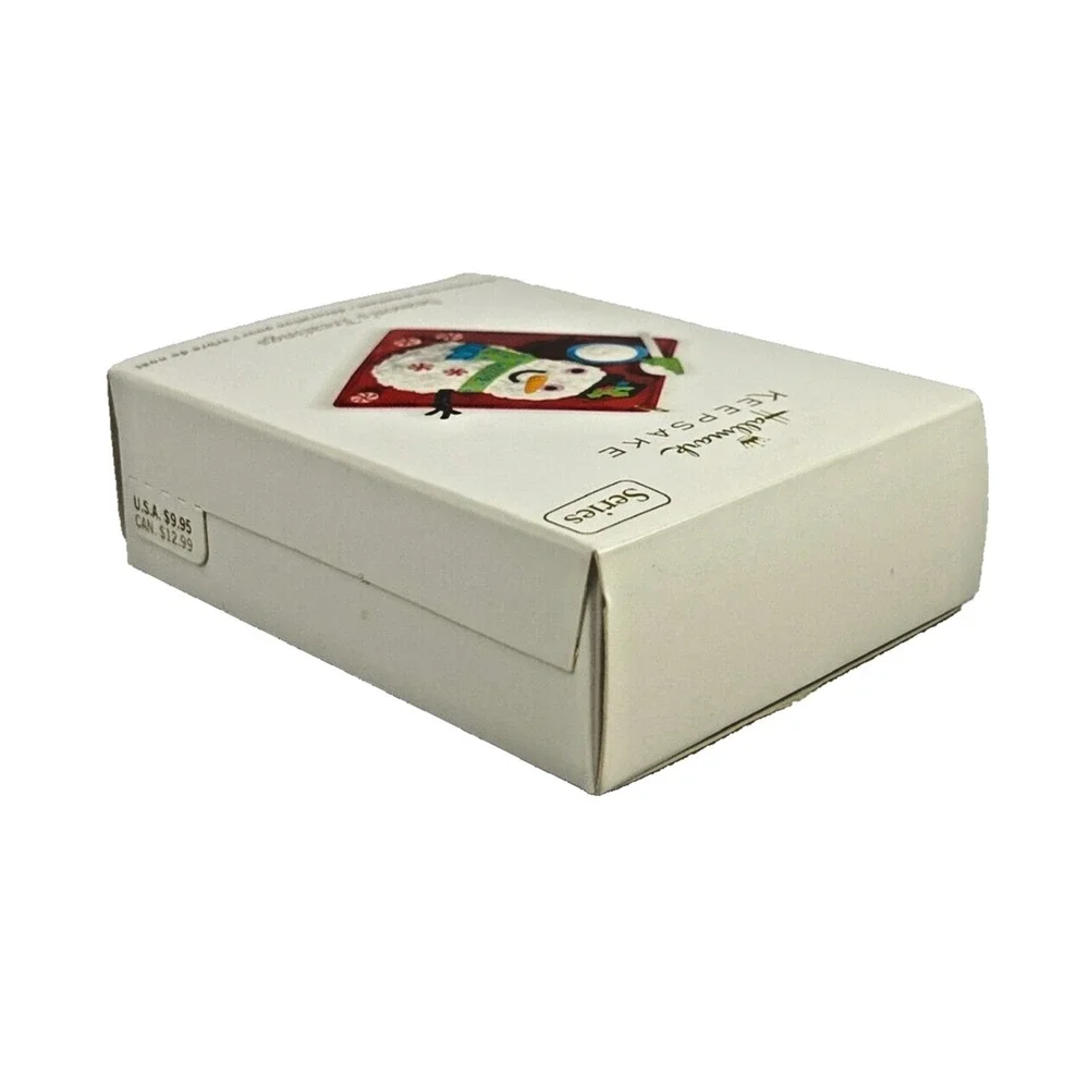 Hallmark SEASON'S TREATINGS 2012 Keepsake Ornament Series #4 Snowman Cake w/ Box
